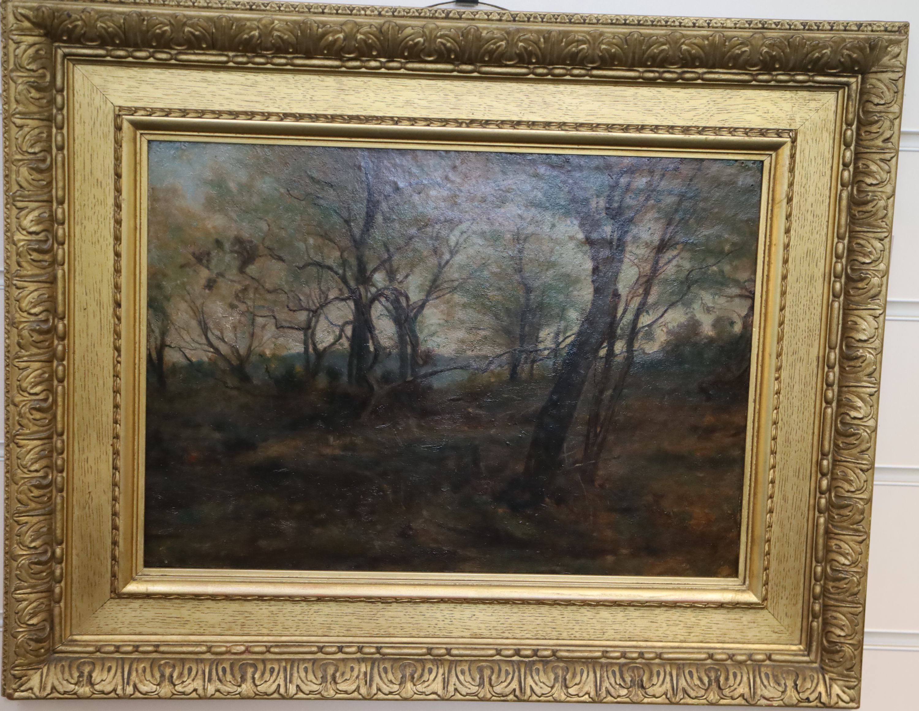 George Heming Mason (1818-1872) Woodland in autumn 25.5 x 35.5cm